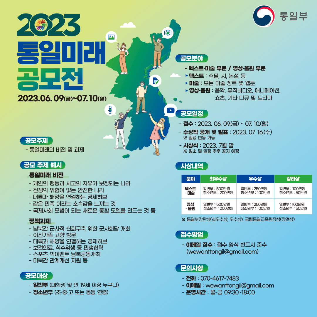 [ 2023 통일미래 공모전 ]  첨부 이미지