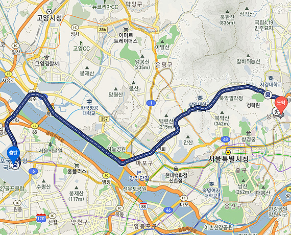 성신여대-찾아오시는길-돈암수정캠퍼스-서울역/공항-김포공항