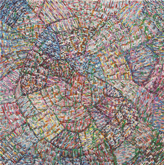 크기 : 123x123cm
재료 :  혼합재료
제작년도 : 2015년